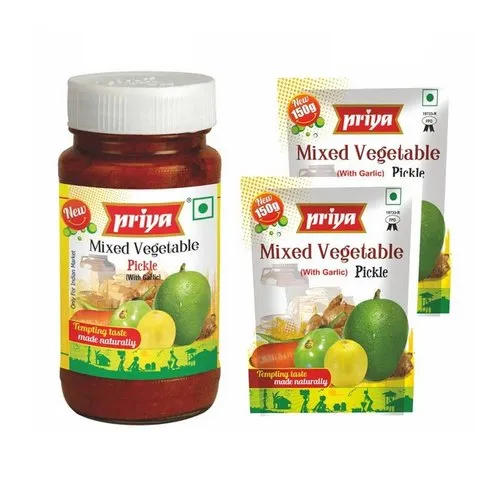 Priya 150g Mixed Vegetable (With Garlic) Pickles