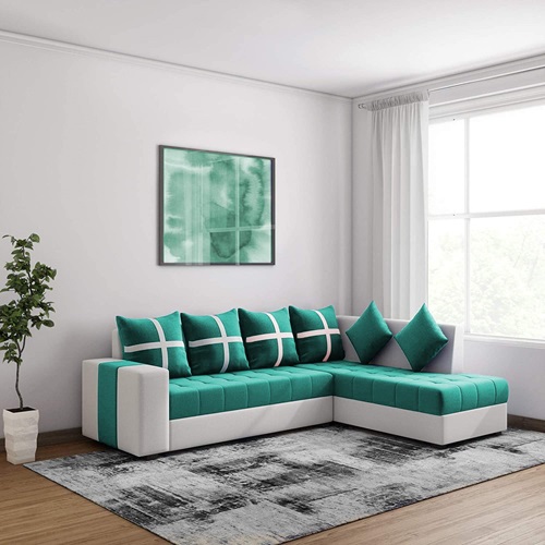 6 seater L shape sofa set