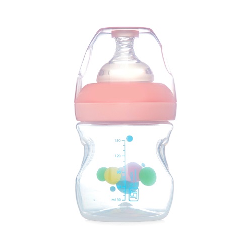 Bubbles Wide-neck BPA Free For Babies, Anti-Colic 150 ml Feeding Bottle