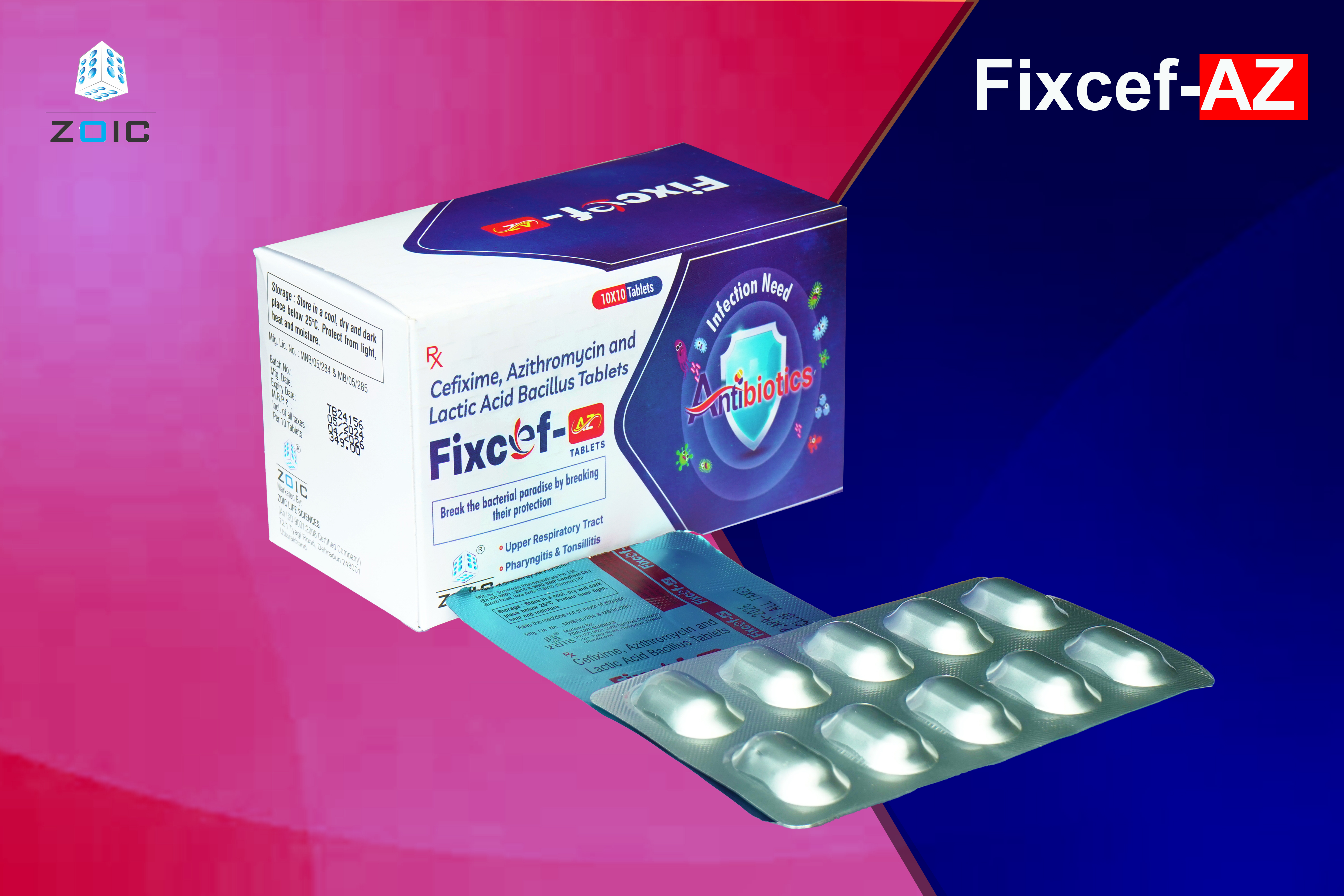 Fixcef-Az Tablets