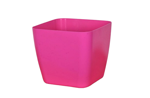 Pink Square Plant pot