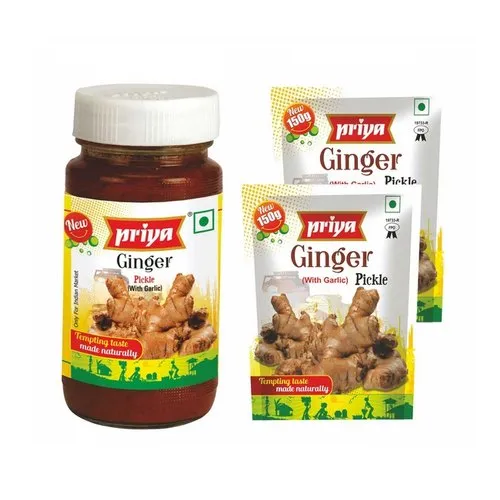 Priya 150g Ginger (With Garlic) Pickles