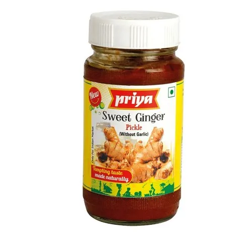 Priya 300g Sweet Ginger (Without Garlic) Pickles