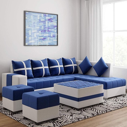 8 seater L shape sofa set