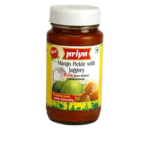 Priya 300g Jaggery Mango Without Garlic Pickles