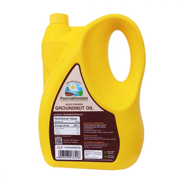 Wood Pressed Groundnut Oil