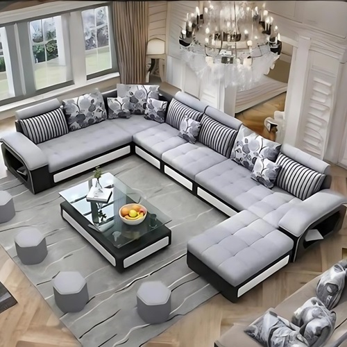 9 seater u shape sofa set