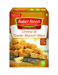 Cheese And Garlic Munch Bites - 150 Gms Khari Biscuit