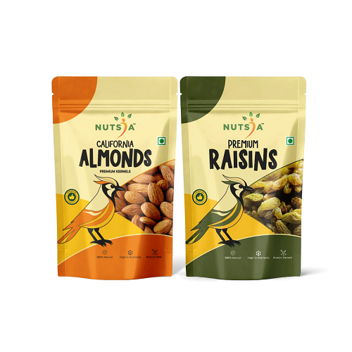 Nutsia California Almond & Premium Rasins