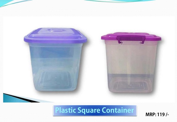 Plastic Square Container