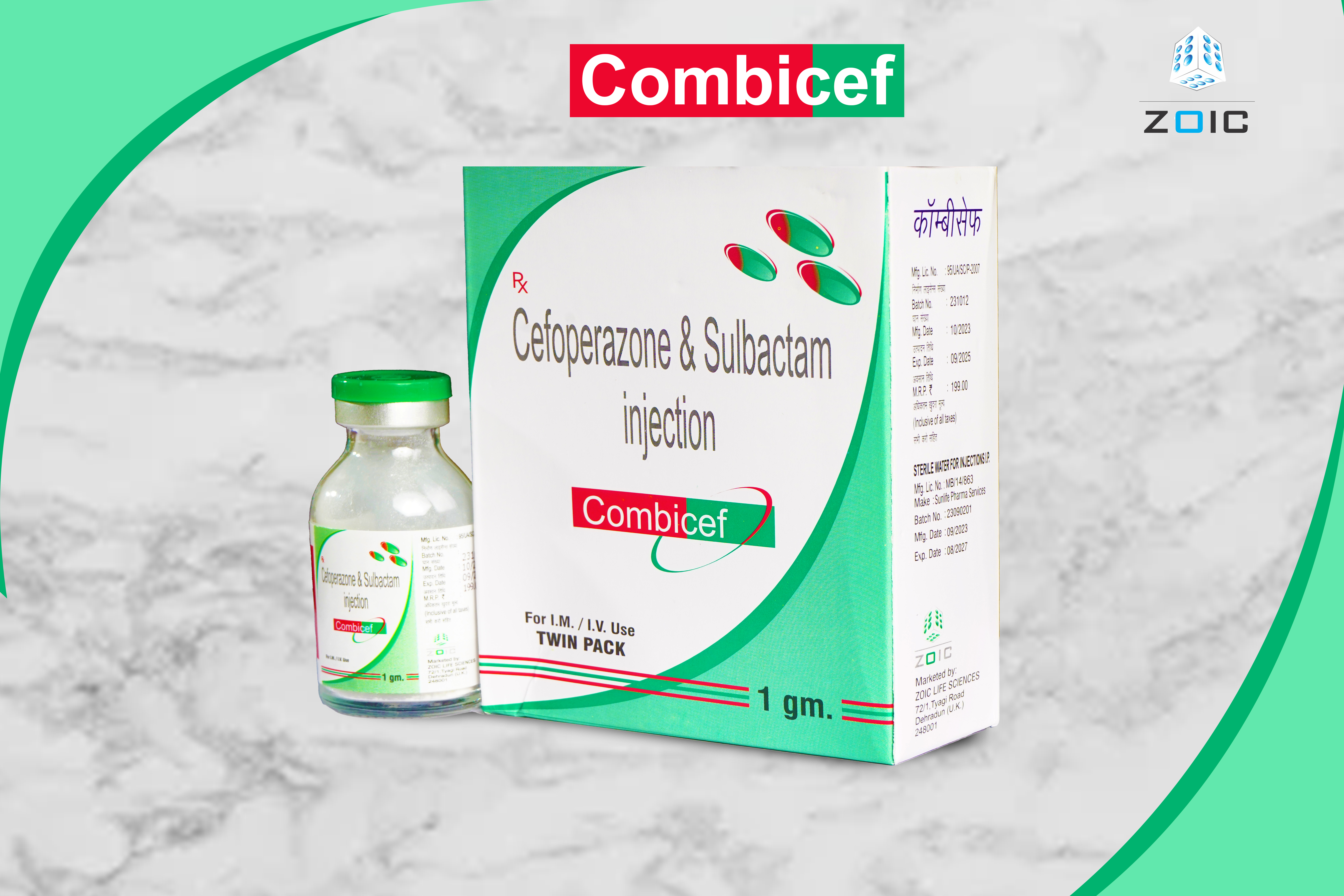 Combicef Injection