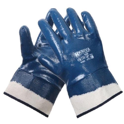 Nitrile Dipped Cotton & Sewin Gloves