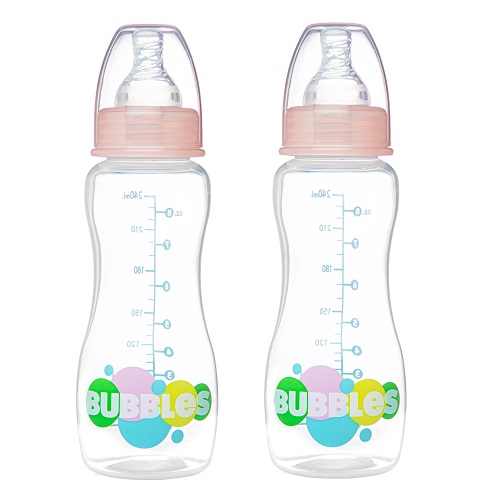 Bubbles Slim Feeding Bottle 250 ml BPA